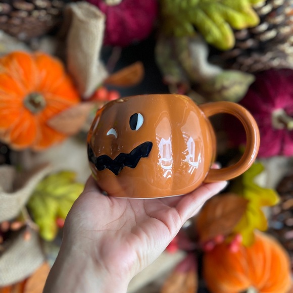 LAST ONE✨NEW🎃Target Hyde and Eek 2023 Halloween Pumpkin Jack o Lantern Mug🍂 - Picture 9 of 11
